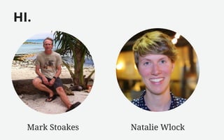 HI.
Mark Stoakes Natalie Wlock
 