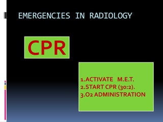 Emergencies in radiology Daniel Jayaprakash | PPTX