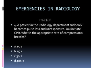 Emergencies in radiology Daniel Jayaprakash | PPTX