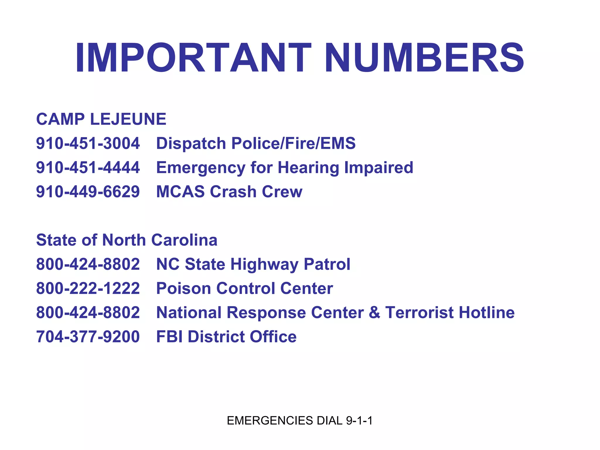 Emergency Action Guidelines | PPT