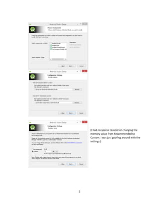 2
(I had no special reason for changing the
memory value from Recommended to
Custom. I was just goofing around with the
settings.)
 