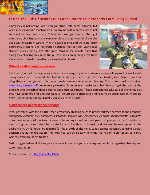 Lessen The Risk Of Health Issues And Protect Your Property From Being