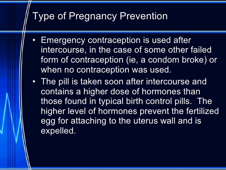 Emergency Contraception