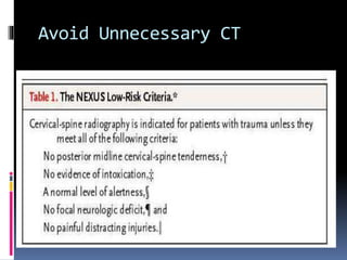 Emergency ct-is it being overused dr.amarnath | PPTX