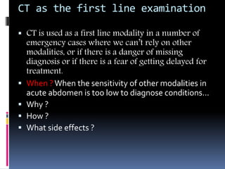 Emergency ct-is it being overused dr.amarnath | PPTX