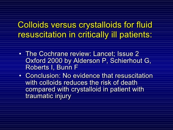 Emergency Fluid Therapy