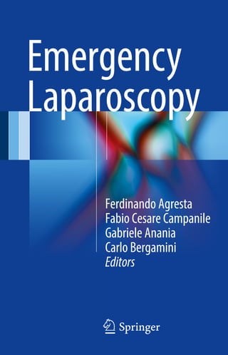 Emergency
Laparoscopy
Ferdinando Agresta
Fabio Cesare Campanile
Gabriele Anania
Carlo Bergamini
Editors
123
 