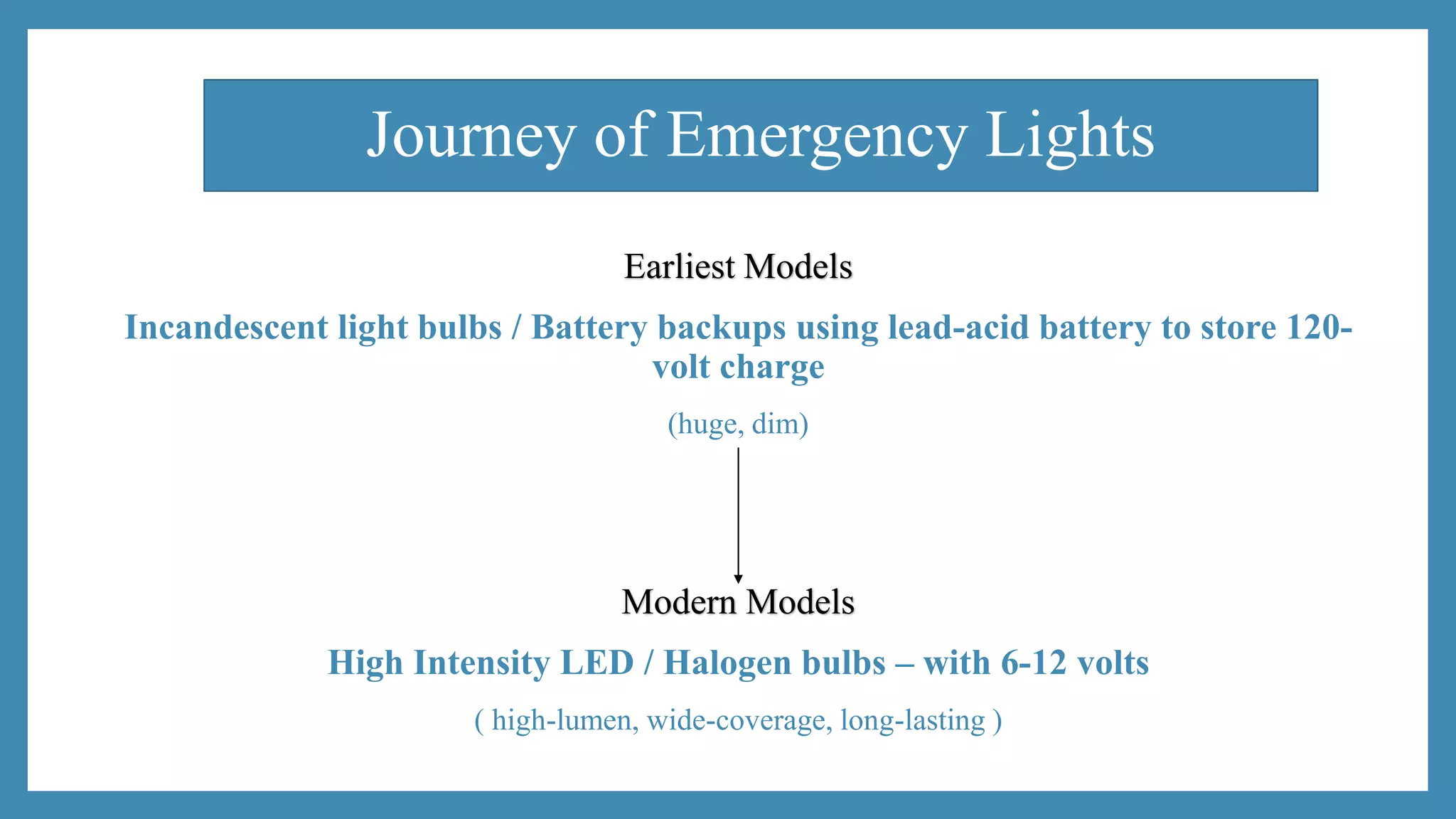 Emergency lighting system | PPTX