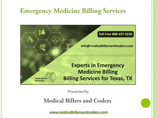 Presented By
www.medicalbillersandcoders.com
 