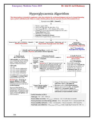 Emergency Medicine Notes 2019 Dr Abd El Aal Elbahnasy
106
 