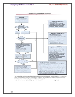 Emergency Medicine Notes 2019 Dr Abd El Aal Elbahnasy
155
 