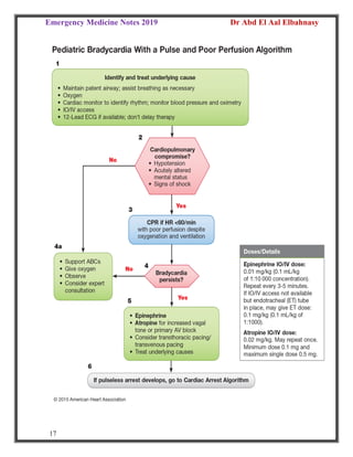 Emergency Medicine Notes 2019 Dr Abd El Aal Elbahnasy
17
 