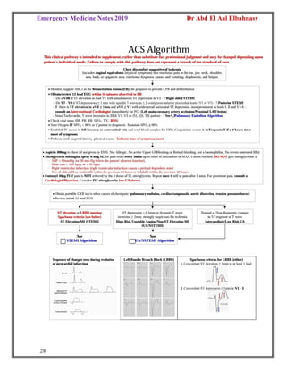 Emergency Medicine Notes 2019 Dr Abd El Aal Elbahnasy
28
 