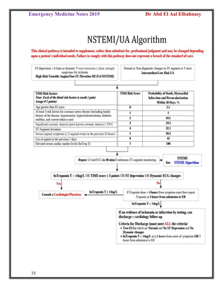 Emergency Medicine Notes 2019 Dr Abd El Aal Elbahnasy
35
 