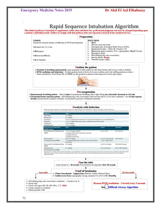 Emergency Medicine Notes 2019 Dr Abd El Aal Elbahnasy
71
.
 