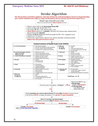 Emergency Medicine Notes 2019 Dr Abd El Aal Elbahnasy
91
 