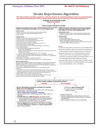 Emergency Medicine Notes 2019 Dr Abd El Aal Elbahnasy
92
 