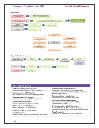 Emergency Medicine Notes 2019 Dr Abd El Aal Elbahnasy
95
 