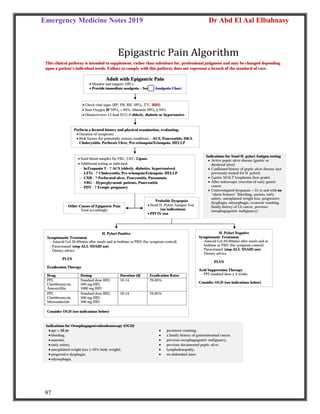 Emergency Medicine Notes 2019 Dr Abd El Aal Elbahnasy
97
 