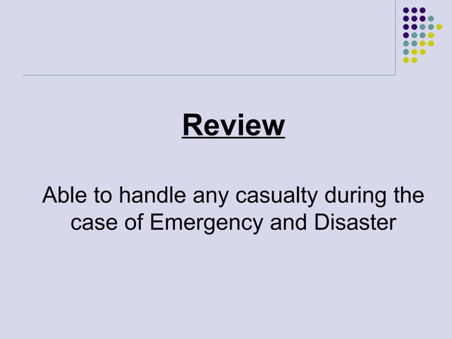 Emergency method of rescue power point Presentation | PPTX
