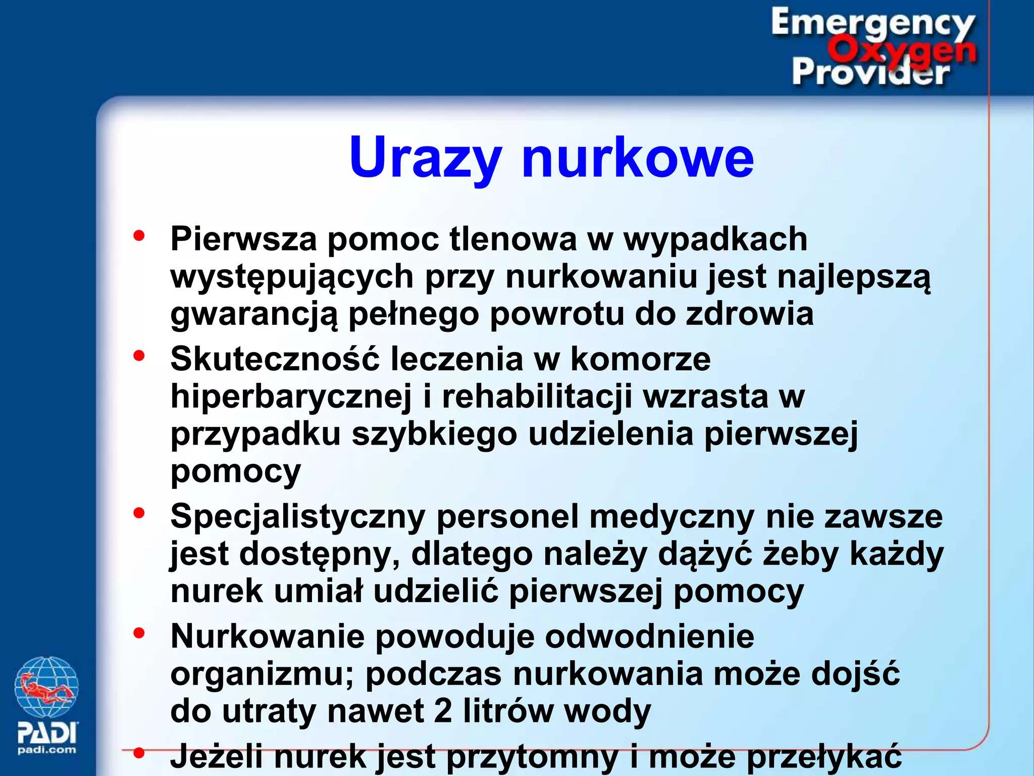 Emergency oxygen provider