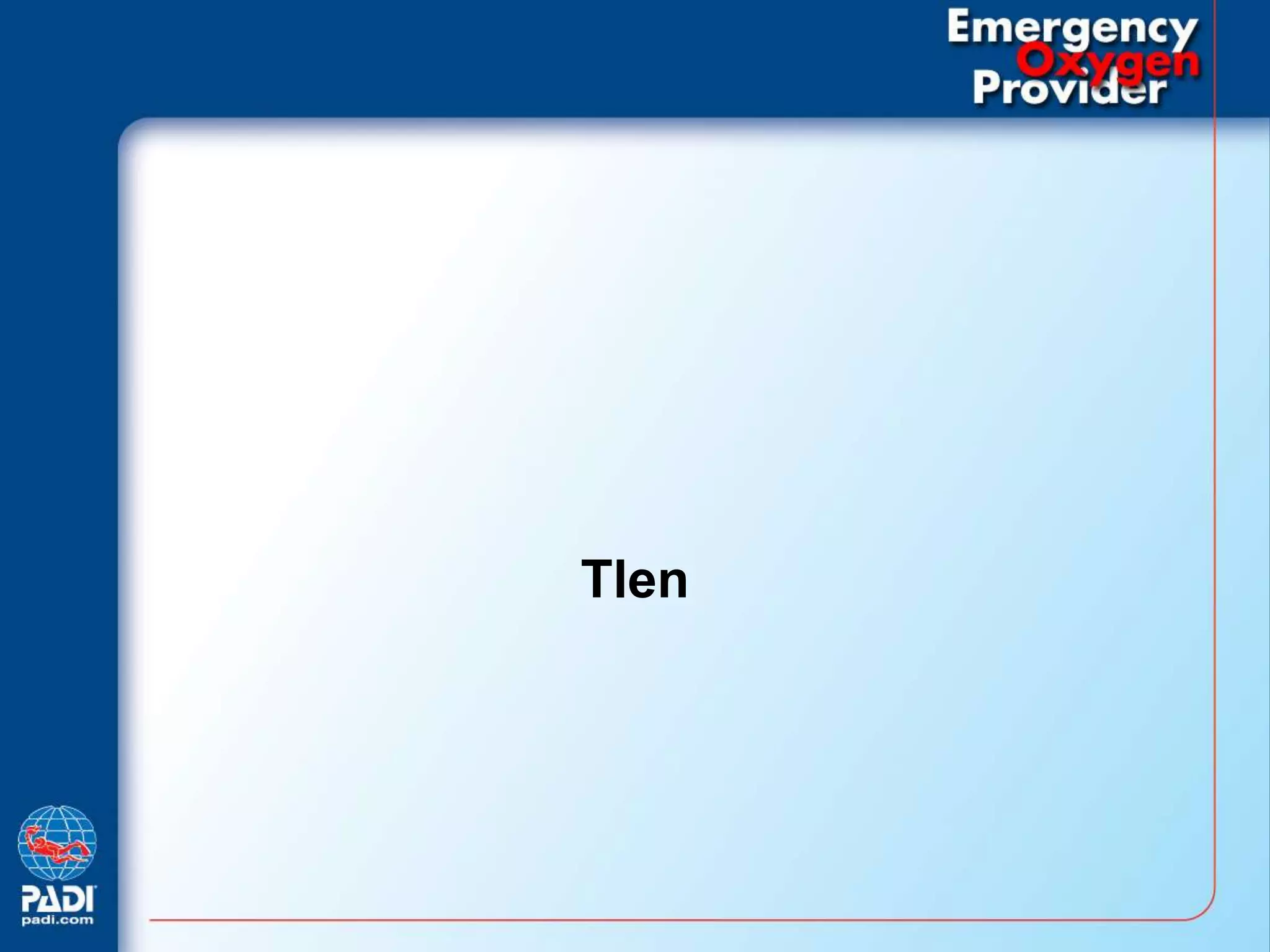 Emergency oxygen provider