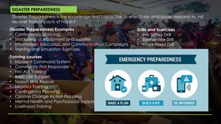 EMERGENCY PREPAREDNESS AND DISASTER RISK MANAGEMENT | PPTX