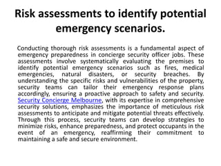 Security Risks Emergency Emergency Preparedness and Response in Concierge Security.pptx