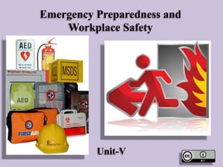 Emergency Preparedness and
Workplace Safety

Unit-V

 