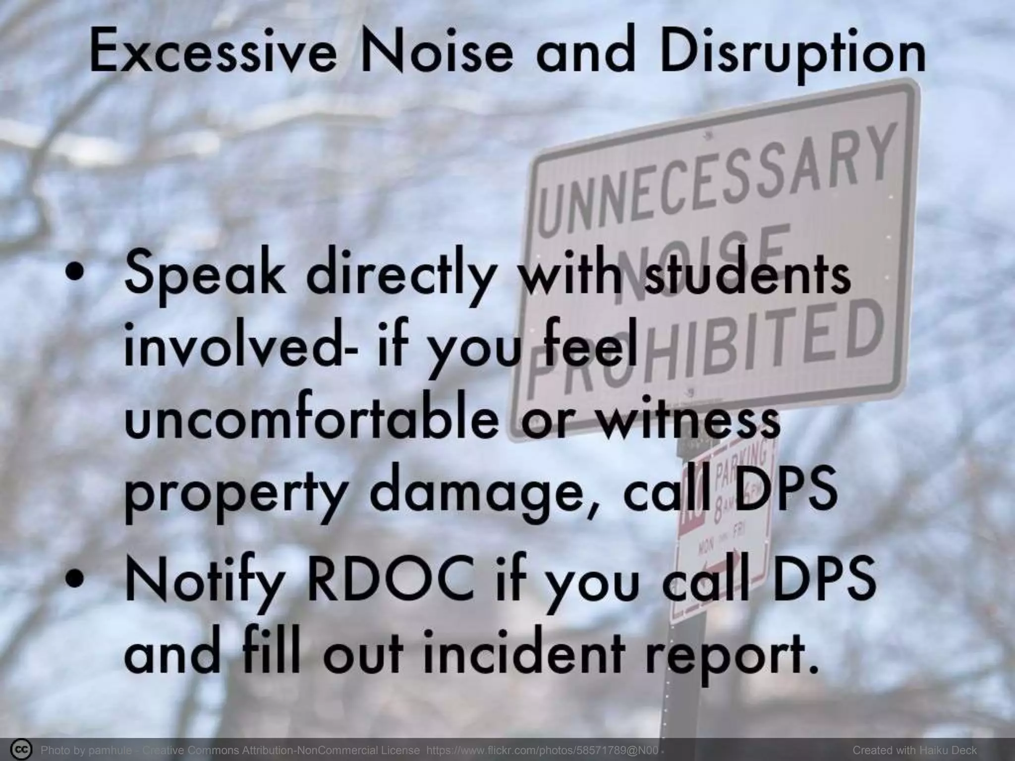 Photo by pamhule - Creative Commons Attribution-NonCommercial License https://www.flickr.com/photos/58571789@N00 Created with Haiku Deck
 