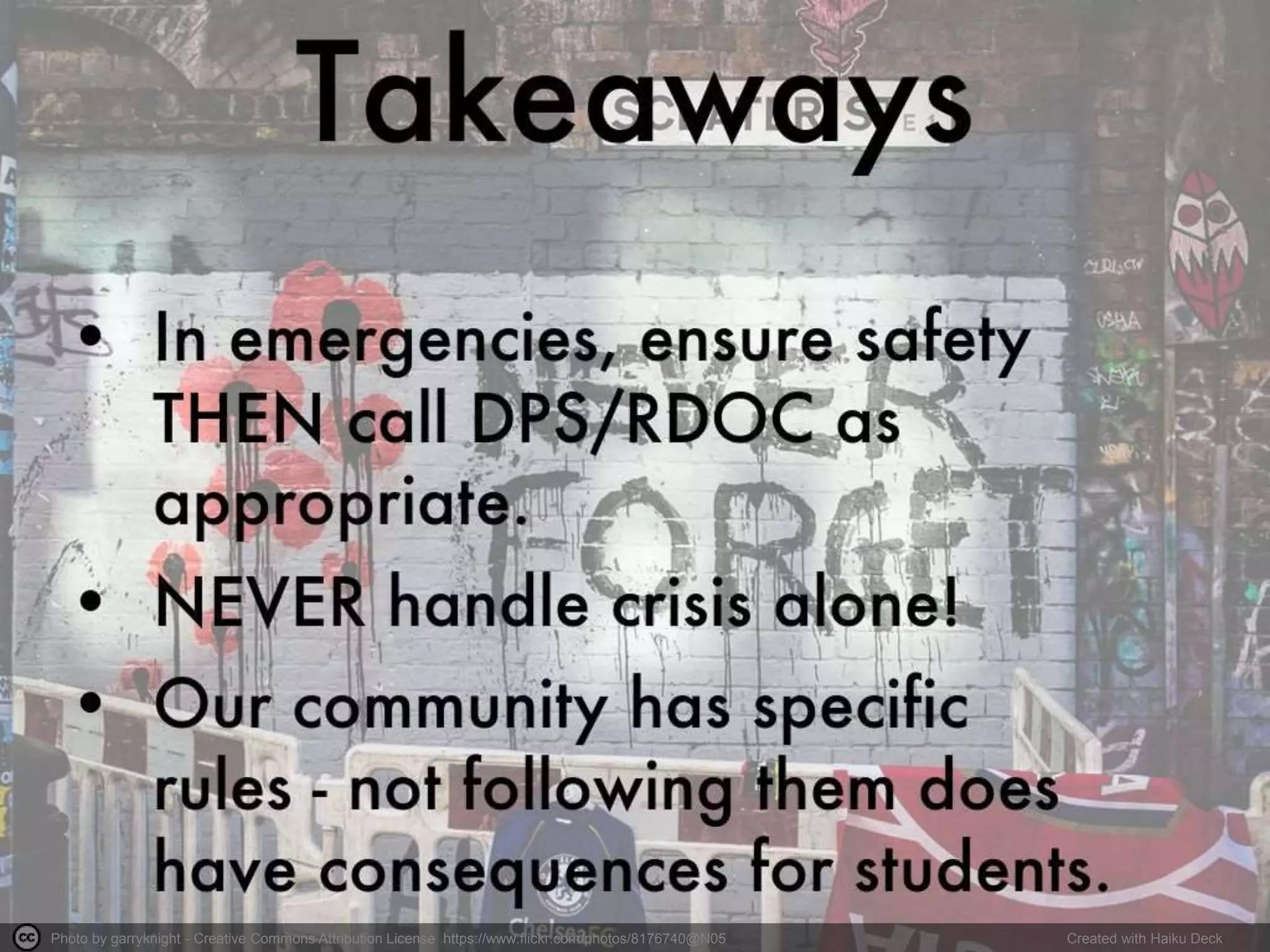 Photo by garryknight - Creative Commons Attribution License https://www.flickr.com/photos/8176740@N05 Created with Haiku Deck
 