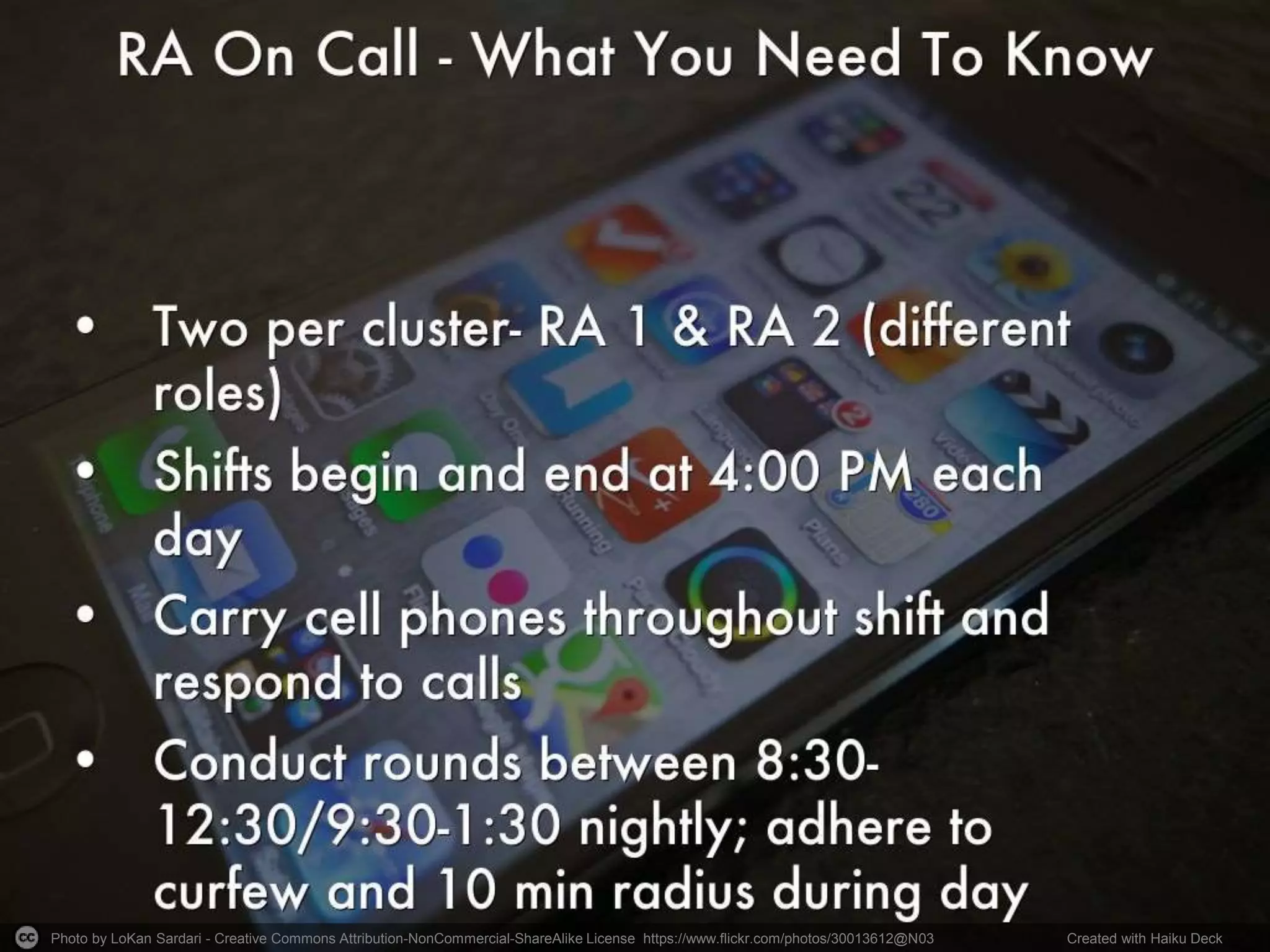 Photo by LoKan Sardari - Creative Commons Attribution-NonCommercial-ShareAlike License https://www.flickr.com/photos/30013612@N03 Created with Haiku Deck
 