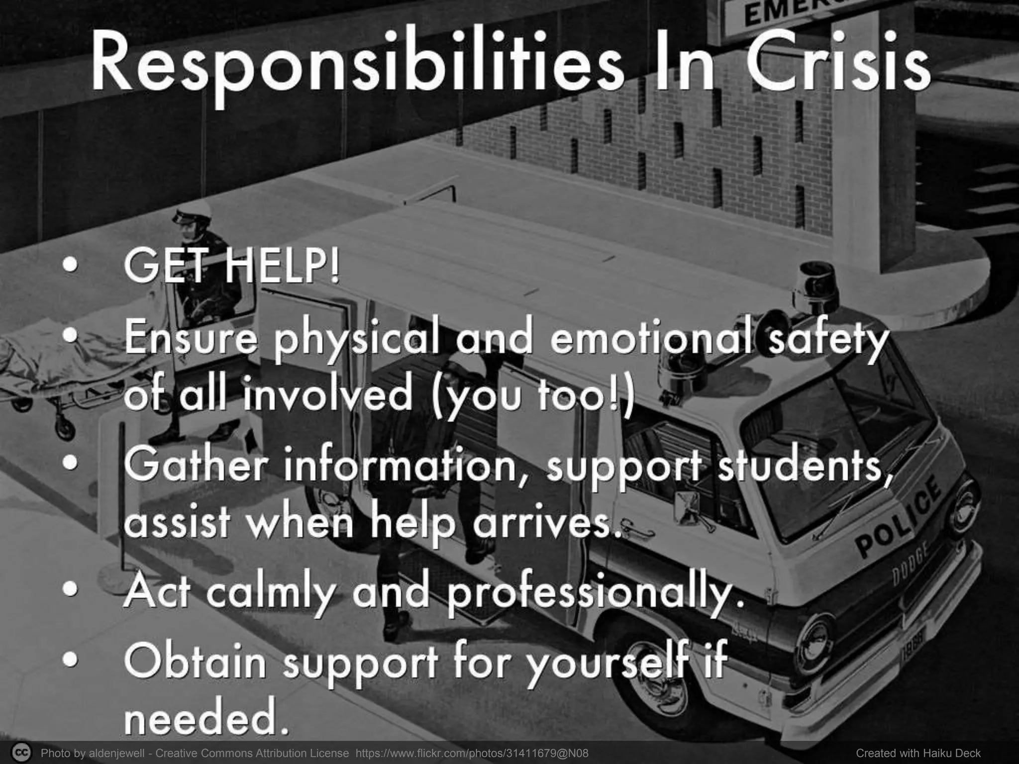 Photo by aldenjewell - Creative Commons Attribution License https://www.flickr.com/photos/31411679@N08 Created with Haiku Deck
 