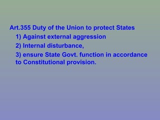 Emergency provisions in indian constitution | PPT