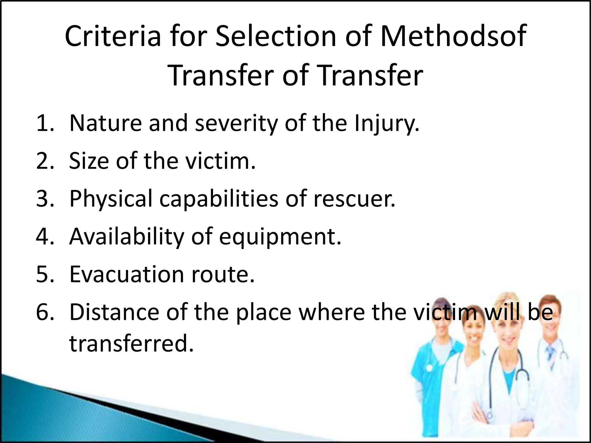 Emergency Rescue and Transfer | PPTX