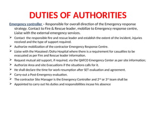 Emergency Direction Types EMERGENCY RESPONSE PLAN.ppt jhjhjhjhjhjhj | PPT