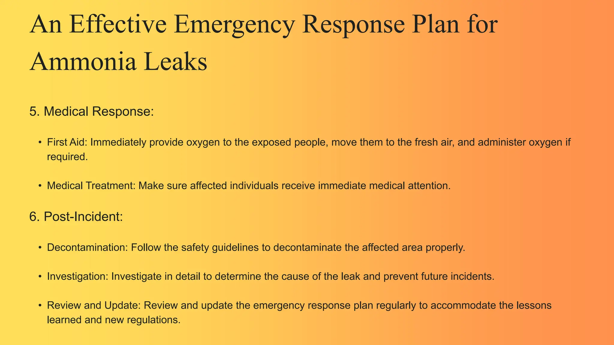 Emergency Response Plan for Ammonia Leaks in Grocery Stores PPTX(04)