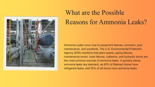 Emergency Response Plan for Ammonia Leaks in Grocery Stores | PPTX