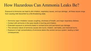 Emergency Response Plan for Ammonia Leaks in Grocery Stores | PPTX