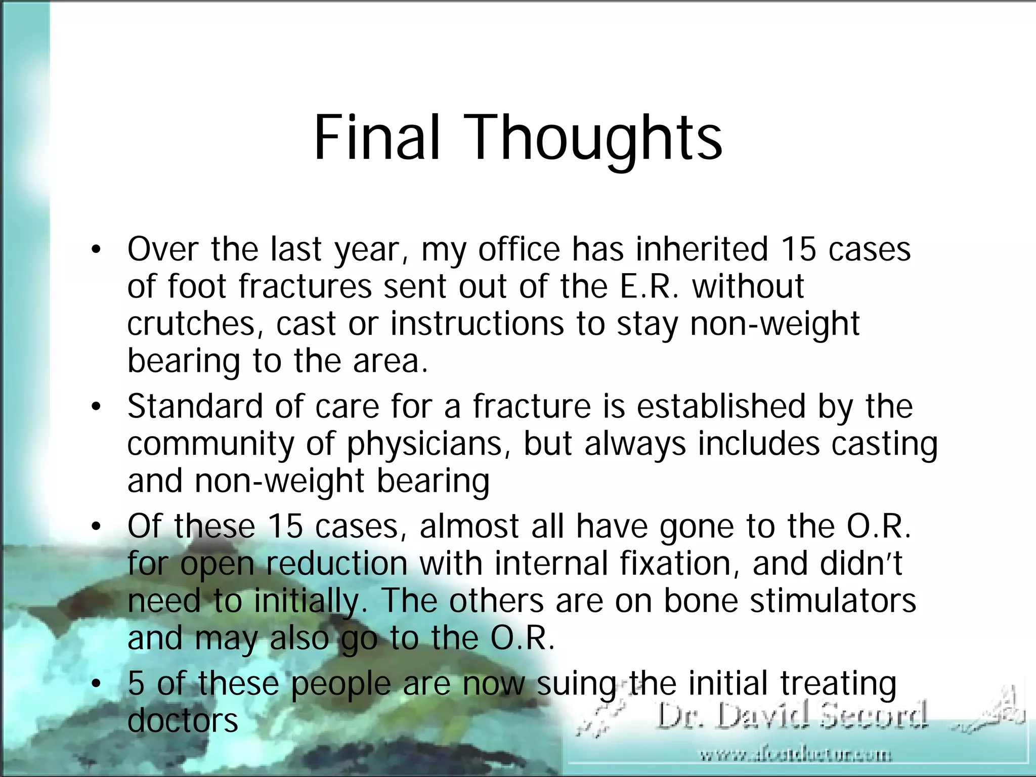 Emergency Room Notes