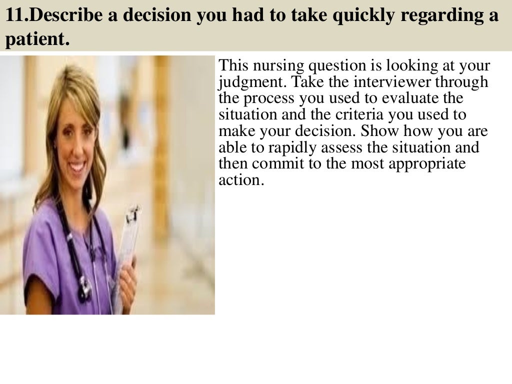 Top 32 mergency room nurse interview questions pdf