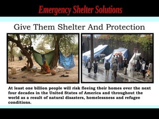 Emergency shelter presentation | PPT