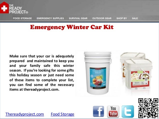 Emergency winter car kit