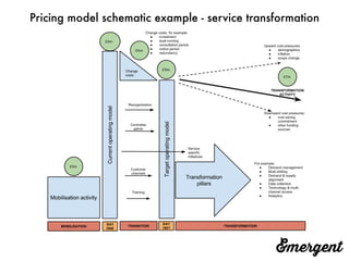 Pricing model schematic example - service transformation
 