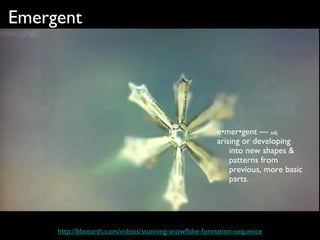 Emergent Pattern Emergent MEDIA, NEXT GEN THINKING | PPT