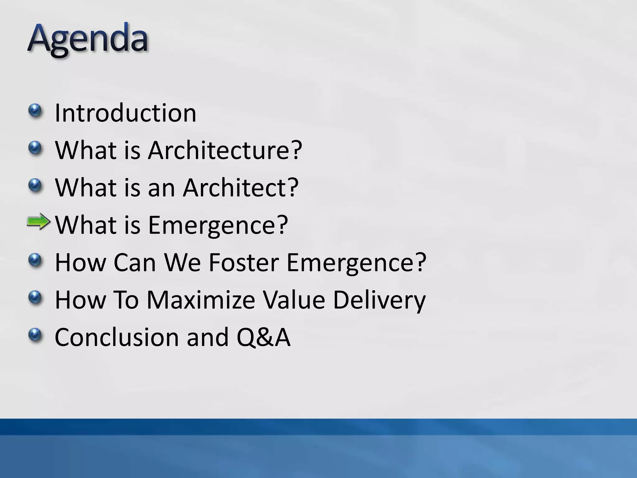 Architect Focus Over The Life of a ProjectDiscoveryInventionImplementationFocusThe Architect is accountable from “Concept to Cash”Project LifecycleIBM – Brian Selic