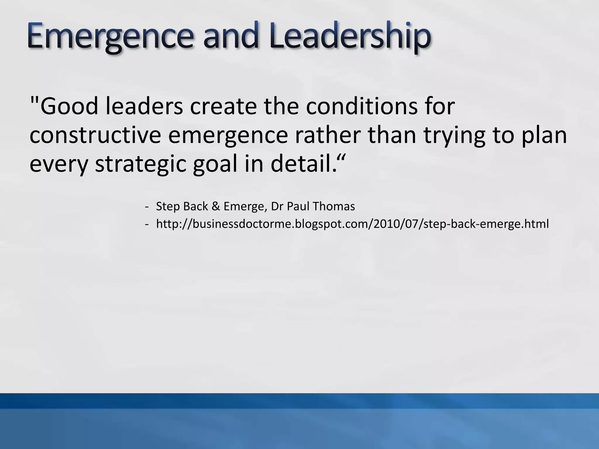 Empowerment“If you want to build a ship, don't drum up the men to gather wood, divide the work and give orders. Instead, teach them to yearn for the vast and endless sea.”- Antoine de Saint Exupéry