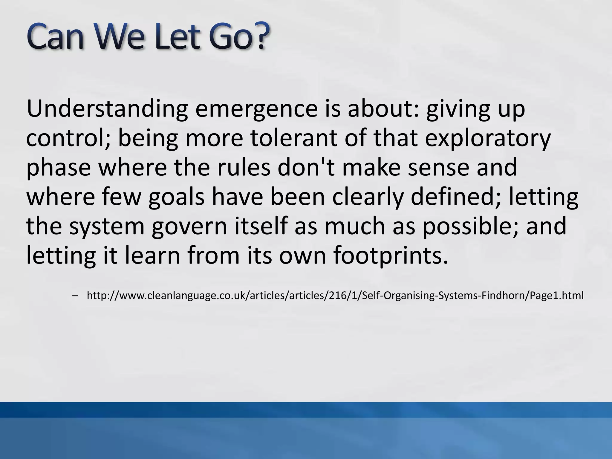 Context for EfficiencyNot all decisions are created equalSome things are harder to change than othersSome decisions are more “core” or “fundamental” and get the ball rollingDon’t forget “strategic” vs “tactical”Evolutionary architecture and emergent design: Evolutionary architecturehttp://public.dhe.ibm.com/software/dw/java/j-eaed10-pdf.pdf