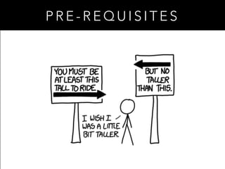 PRE-REQUISITES 
 