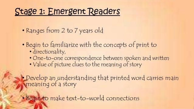 Emergent Reader And Writer